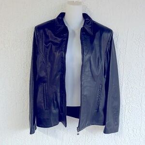 Louis Feraud Genuine Leather women jacket